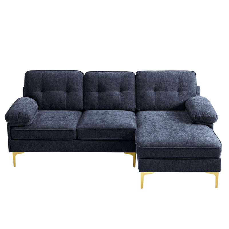 Asjmreye Sectional Sofa Navy Blue