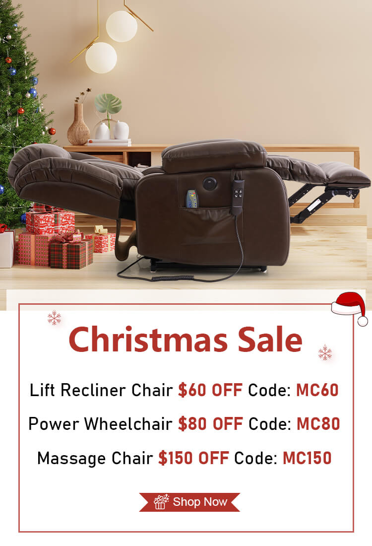 Asjmreye Christmas Sale lift recliner chair save $60, power wheelchair save $80, massage chair save $150