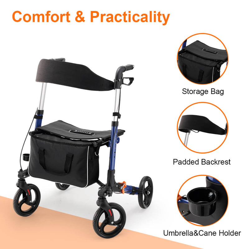 lightweight_foldable_portable_4_wheel_rollator_walker_with_seat_for_seniors_blue